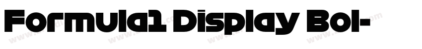 Formula1 Display Bol字体转换 Formula1 Display Bol字体转换